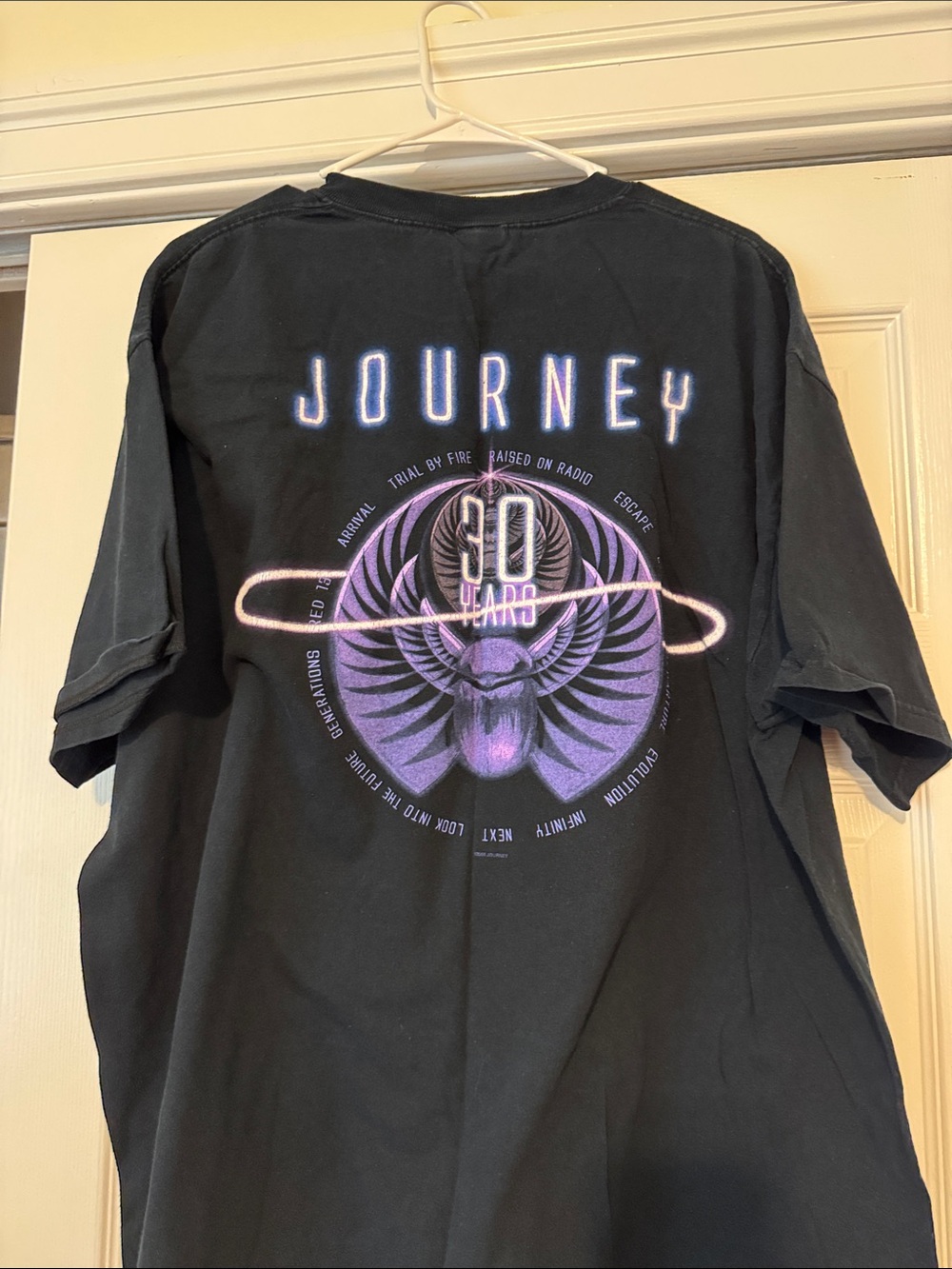Journey 30 Years Black Graphic Band Tee 2XL - Picture 2 of 3